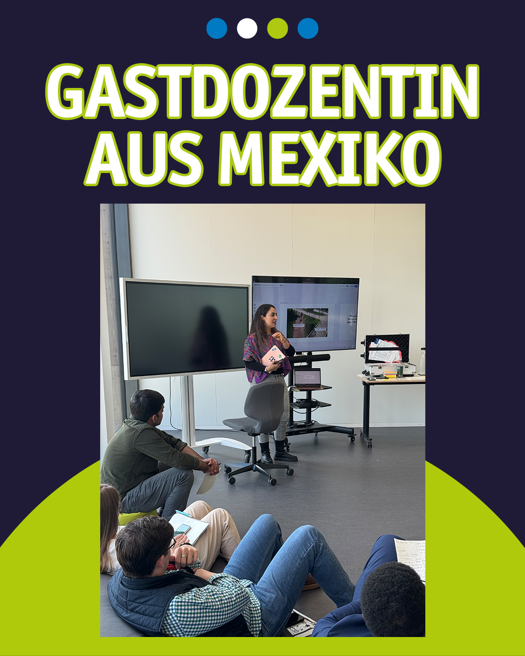 Gastdozentin aus Mexiko am Campus Feuchtwangen