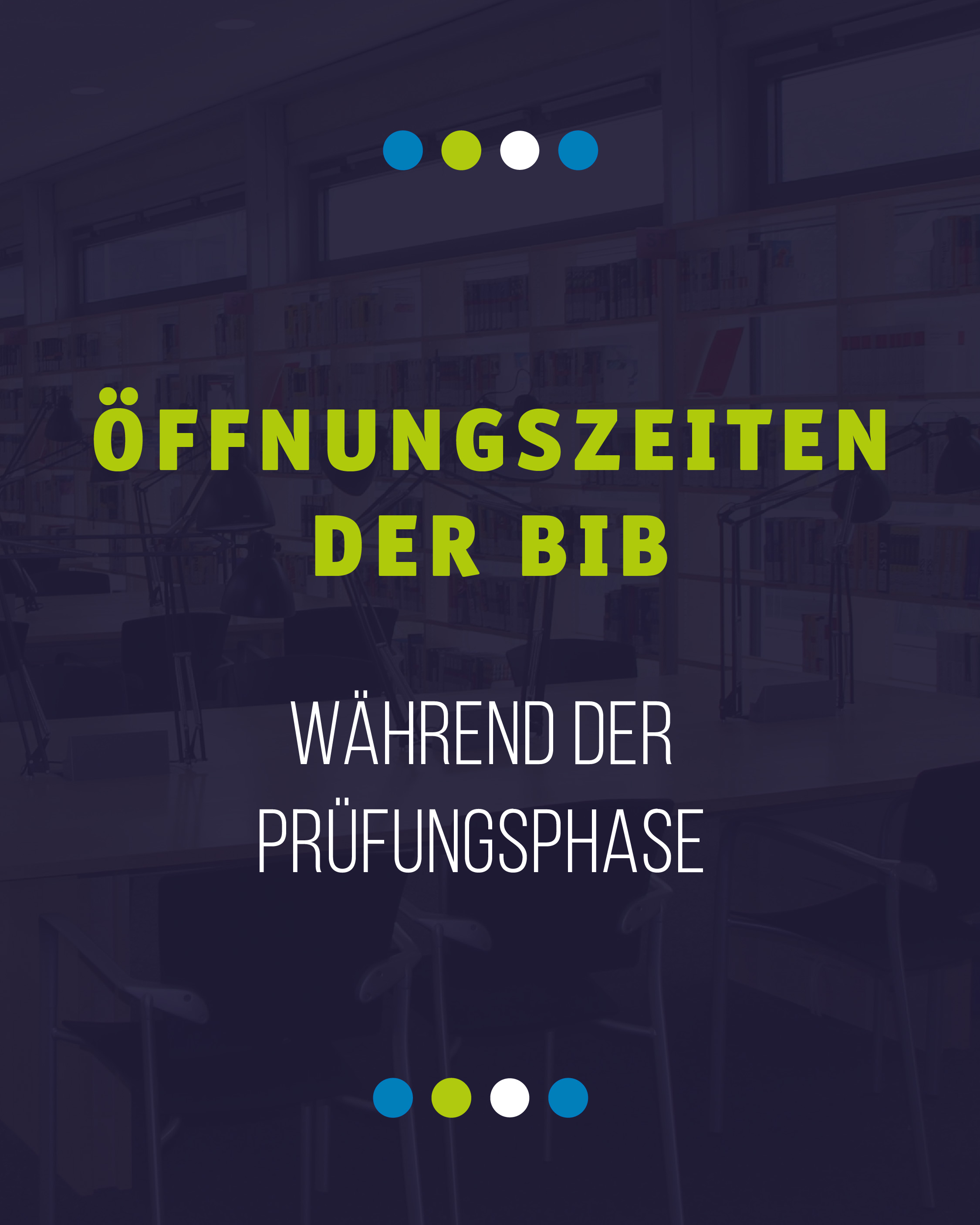 Wochenendöffnung der Bibliothek